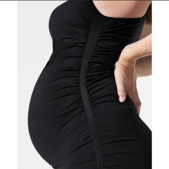 NWT Blanqi Maternity Everyday Black Tank Dress M/L - Picture 2 of 4